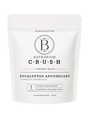 BATHORIUM CRUSH EUCALYPTUS APOTHECARY BATH SOAK 120G - BRAND NEW